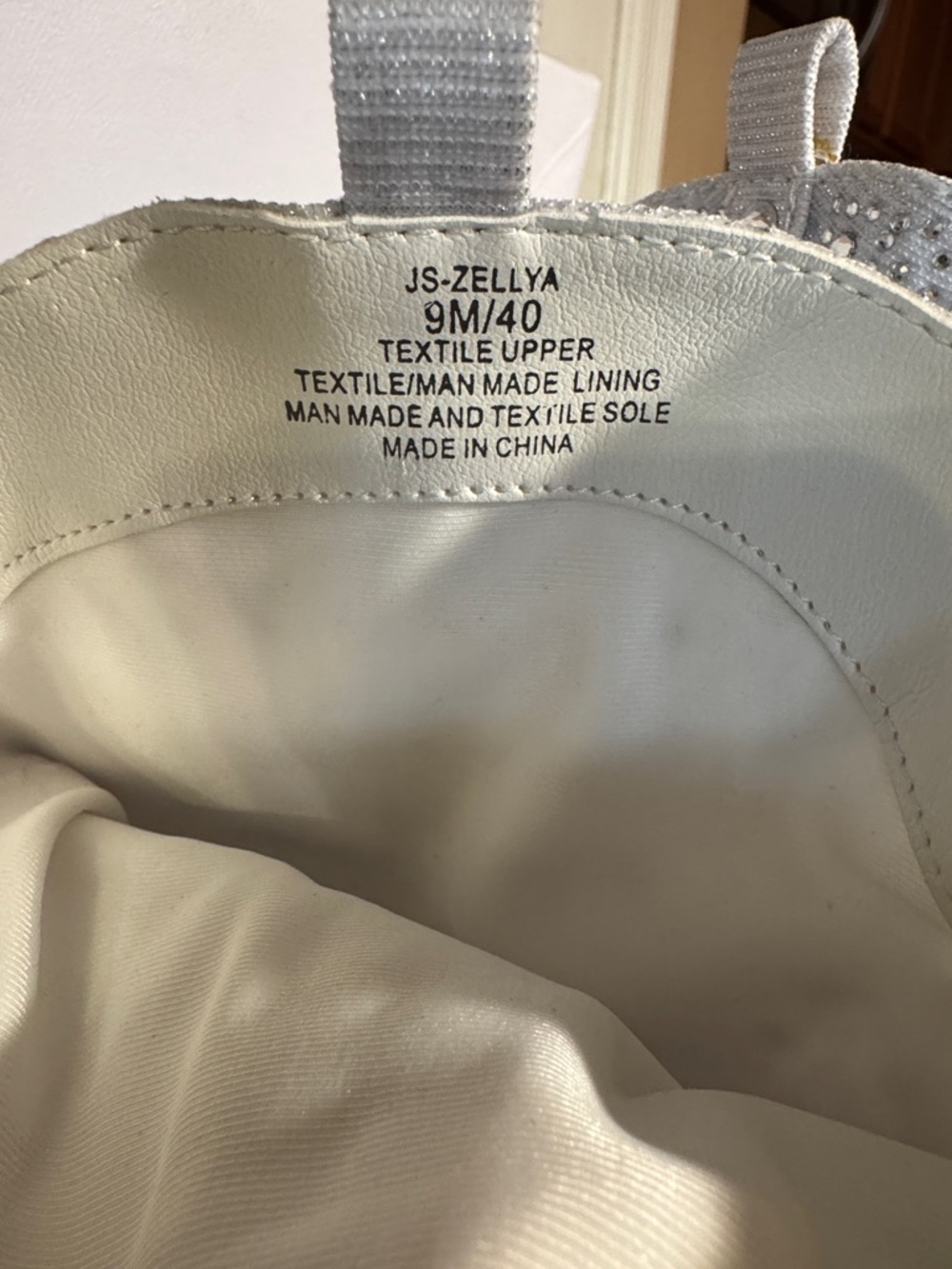 Jessica Simpson Crystal-Embellished Silver Slouch Western Boots - Picture 5 of 8